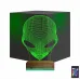 Uzaylı Alien 3D Lamba - Masa Gece Lambası