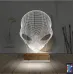 Uzaylı Alien 3D Lamba - Masa Gece Lambası