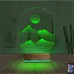 Uzay Gezegen Yıldız 3D Lamba - Masa Gece Lambası