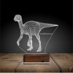 Dinozor Lesothosaurus 3D Lamba - Masa Gece Lambası