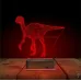 Dinozor Lesothosaurus 3D Lamba - Masa Gece Lambası