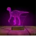 Dinozor Lesothosaurus 3D Lamba - Masa Gece Lambası