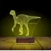 Dinozor Lesothosaurus 3D Lamba - Masa Gece Lambası