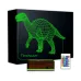 Dinozor Tiranazor 3D Lamba - Masa Gece Lambası