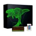 Dinozor T-rex 3D Lamba - Masa Gece Lambası