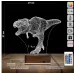 Dinozor T-rex 3D Lamba - Masa Gece Lambası