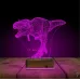 Dinozor T-rex 3D Lamba - Masa Gece Lambası