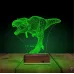Dinozor T-rex 3D Lamba - Masa Gece Lambası