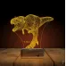 Dinozor T-rex 3D Lamba - Masa Gece Lambası
