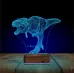 Dinozor T-rex 3D Lamba - Masa Gece Lambası