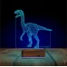 Dinozor Velociraptor 3D Lamba - Masa Gece Lambası