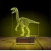 Dinozor Velociraptor 3D Lamba - Masa Gece Lambası