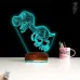 Sevimli Dinozor 3D Lamba - Masa Gece Lambası