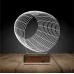 Geometrik Dekoratif 3D Lamba - Masa Gece Lambası