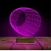 Geometrik Dekoratif 3D Lamba - Masa Gece Lambası
