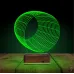 Geometrik Dekoratif 3D Lamba - Masa Gece Lambası