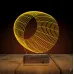 Geometrik Dekoratif 3D Lamba - Masa Gece Lambası