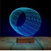 Geometrik Dekoratif 3D Lamba - Masa Gece Lambası