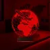 Dünya Uçak Kaptan Pilot 3D Lamba - Masa Gece Lambası
