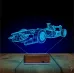 Formula Yarış Arabası 3D Lamba - Masa Gece Lambası