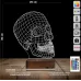 Kuru Kafa İsklet 3D Lamba - Masa Gece Lambası