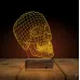 Kuru Kafa İsklet 3D Lamba - Masa Gece Lambası