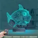 Balık Çocuk Odası 3D Lamba - Masa Gece Lambası