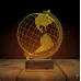 Dünya Globe Ofis Hediye 3D Lamba - Masa Gece Lambası