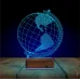 Dünya Globe Ofis Hediye 3D Lamba - Masa Gece Lambası
