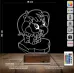 Yavru Fil Çocuk Odası 3D Lamba - Masa Gece Lambası