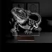 Kertenkele Bukalemun 3D Lamba - Masa Gece Lambası