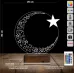 Ay Yıldız Türk Bayrağı 3D Lamba - Masa Gece Lambası