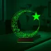 Ay Yıldız Türk Bayrağı 3D Lamba - Masa Gece Lambası