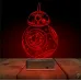 Sw Robot BB8 3D Lamba - Masa Gece Lambası