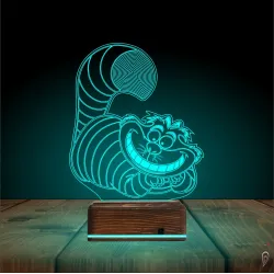 Yaramaz Kedi Çocuk Odası 3D Lamba - Masa Gece Lambası