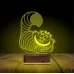 Yaramaz Kedi Çocuk Odası 3D Lamba - Masa Gece Lambası