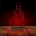 Yoga Buda 3D Lamba - Masa Gece Lambası