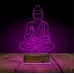 Yoga Buda 3D Lamba - Masa Gece Lambası