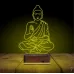 Yoga Buda 3D Lamba - Masa Gece Lambası