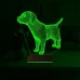 Köpek Tasarım 3D Lamba - Masa Gece Lambası