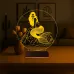 Deniz Kızı Mermaid 3D Lamba - Masa Gece Lambası