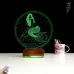Deniz Kızı Mermaid 3D Lamba - Masa Gece Lambası