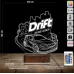 Drift Yarış Arabası 3D Lamba - Masa Gece Lambası