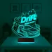 Drift Yarış Arabası 3D Lamba - Masa Gece Lambası