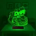 Drift Yarış Arabası 3D Lamba - Masa Gece Lambası