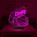 Drift Yarış Arabası 3D Lamba - Masa Gece Lambası