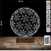 Kar Tanesi 3D Lamba - Masa Gece Lambası