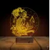 Deniz Kızı Mermaid Çapa 3D Lamba - Masa Gece Lambası