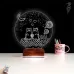Kedi Kalp Çocuk Odası 3D Lamba - Masa Gece Lambası