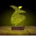 Semazen Mevlana Tasarım 3D Lamba - Masa Gece Lambası
